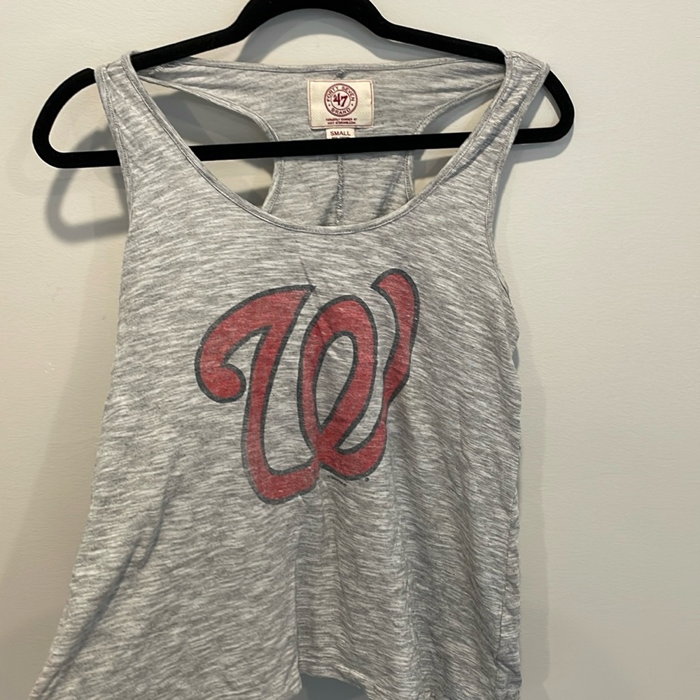 Washington Nationals Tank Top Women (S) + Headband